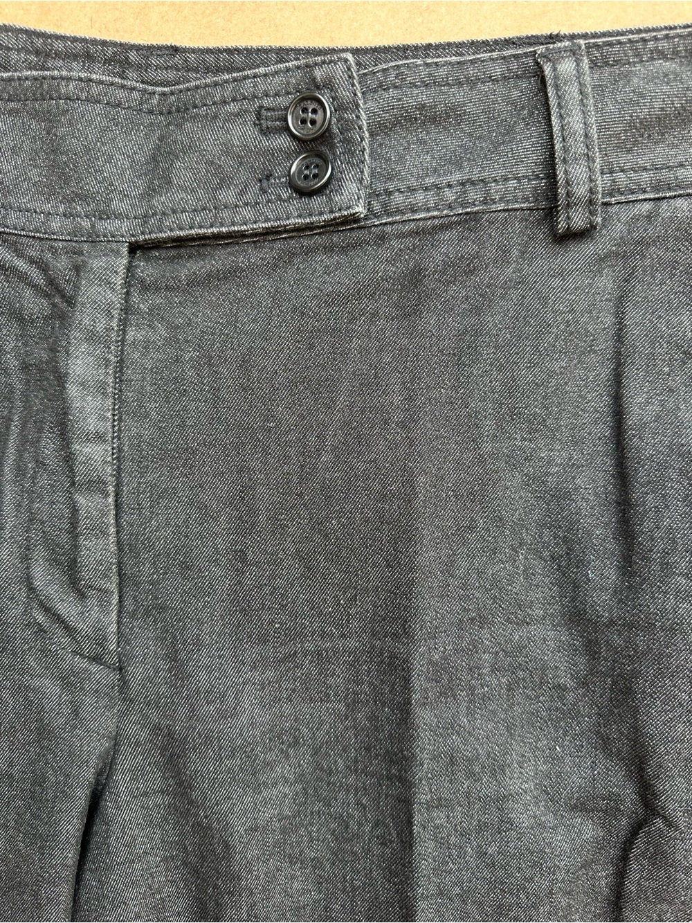 NWOT Talbot’s Heritage Bootcut Jeans in Distressed Dark Charcoal Wash - Picture 4 of 8